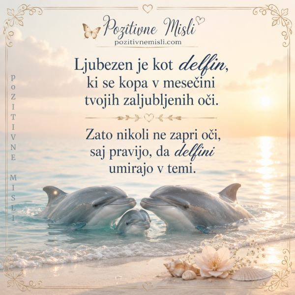 Ljubezen je kot delfin