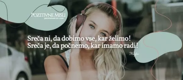 Facebook časovnica - Sreča ni, da dobimo vse