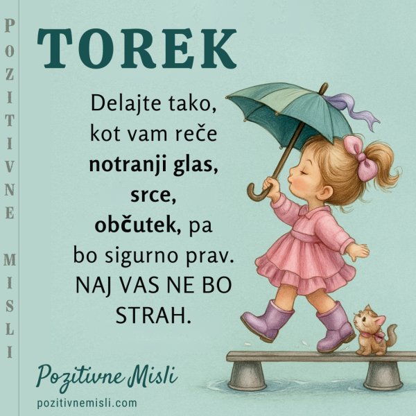 TOREK - Delajte tako, kot vam reče notranji glas