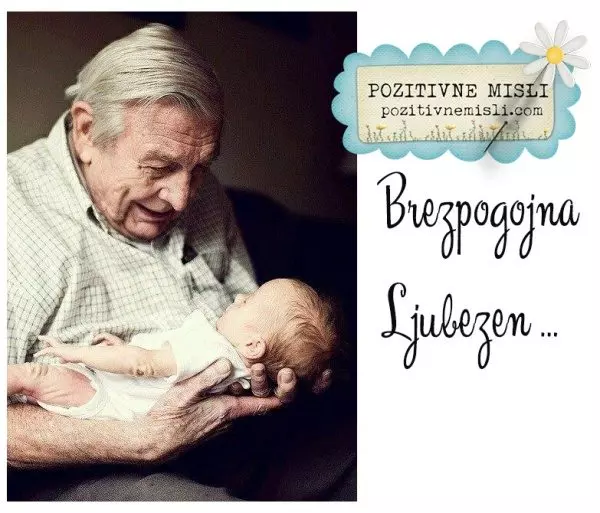 Brezpogojna ljubezen - dedek pestuje vnuka