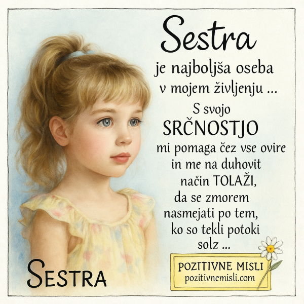 LEPE MISLI O SESTRI