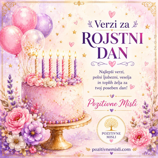 Lepa misel zate - Za rojstni dan