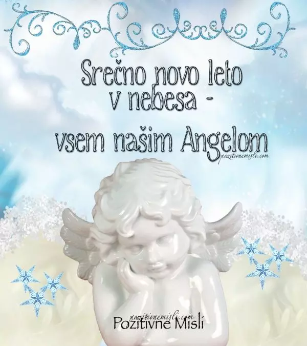 Srečno novo leto v nebesa vsem našim Angelom