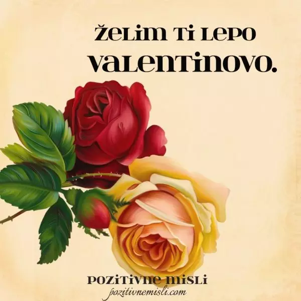VOŠČILO ZA VALENTINOVO - verzi in misli za valentinovo