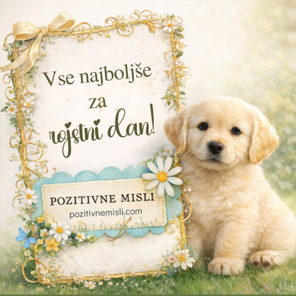 Vse najboljše za tvoj rojstni dan - lepo voščilo