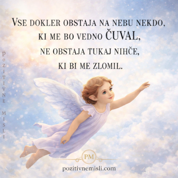 Misli v spomin - Dokler obstaja na nebu nekdo