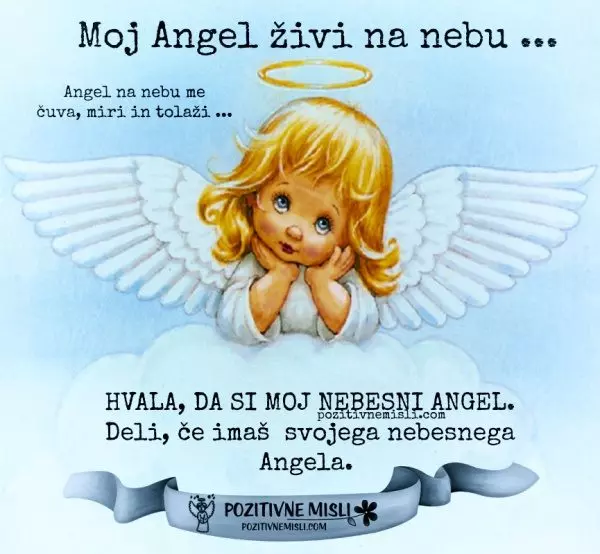 Moj Angel živi na nebu ...