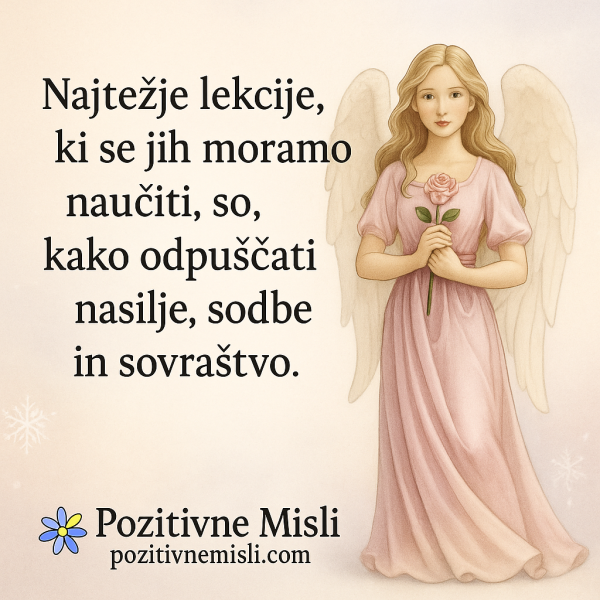 Najtežje lekcije, ki se jih moramo naučiti