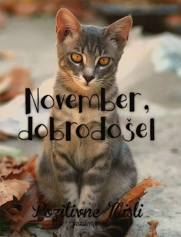 November, dobrodošel