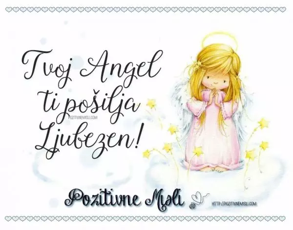 Tvoj Angel ti pošilja ljubezen - najlepše misli o angelih 😇