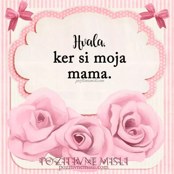 MOJI MAMI - Zahvala mami