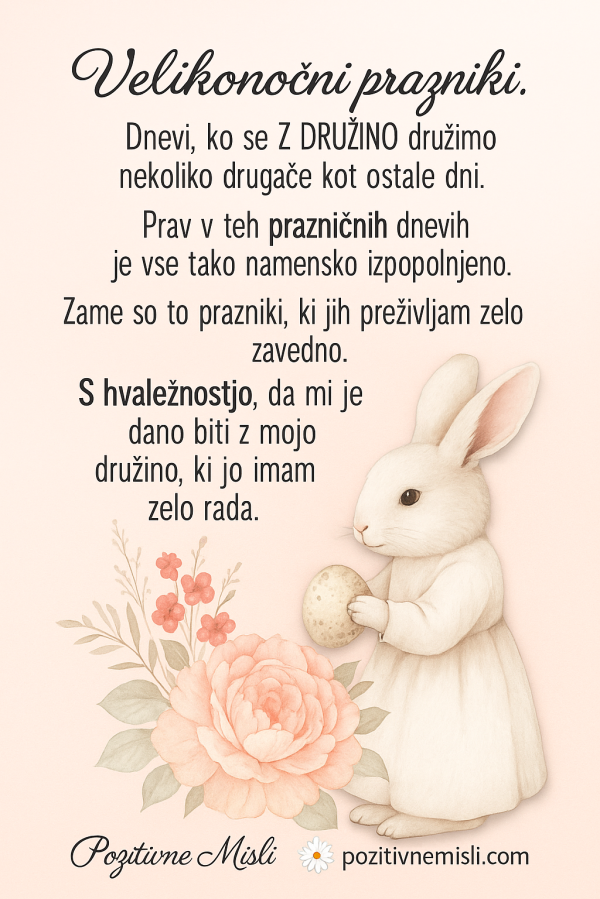 VELIKA NOČ - misli za veliko noč