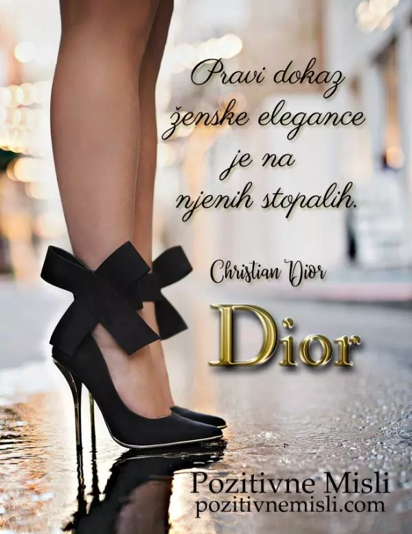 Pravi dokaz  ženske  -  Christian Dior