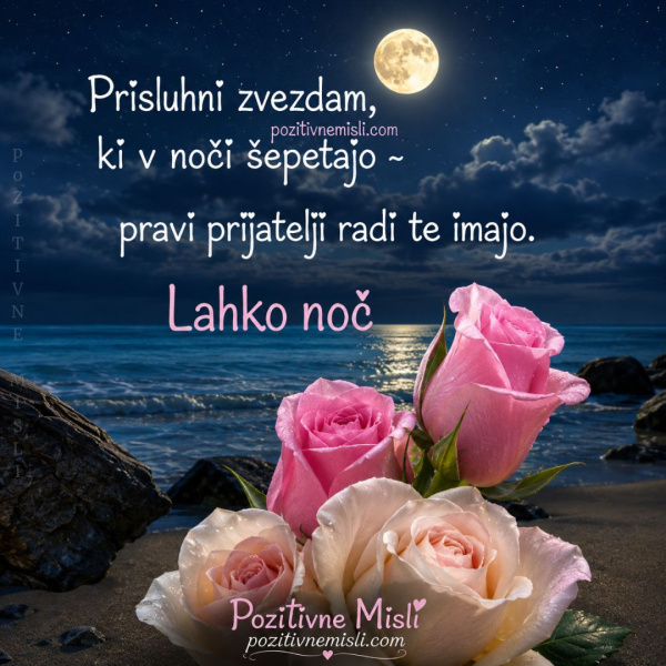 Misli za lahko noč - Prisluhni zvezdam