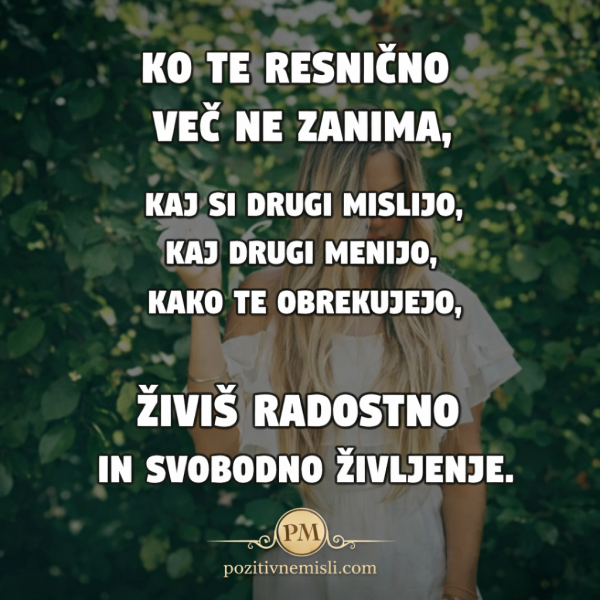 Misli o odnosih - Ko te resnično več ne zanima