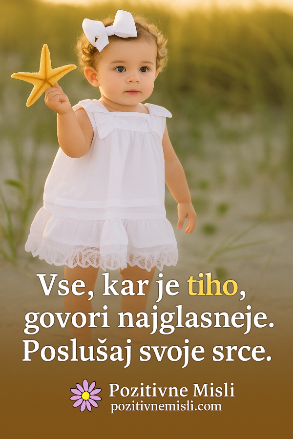 Misli o življenju -Vse, kar je tiho