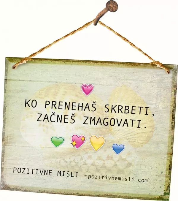Ko prenehaš skrbeti – začneš zmagovati