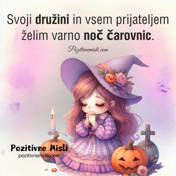 Noč čarovnic - Želim veselo noč čarovnic