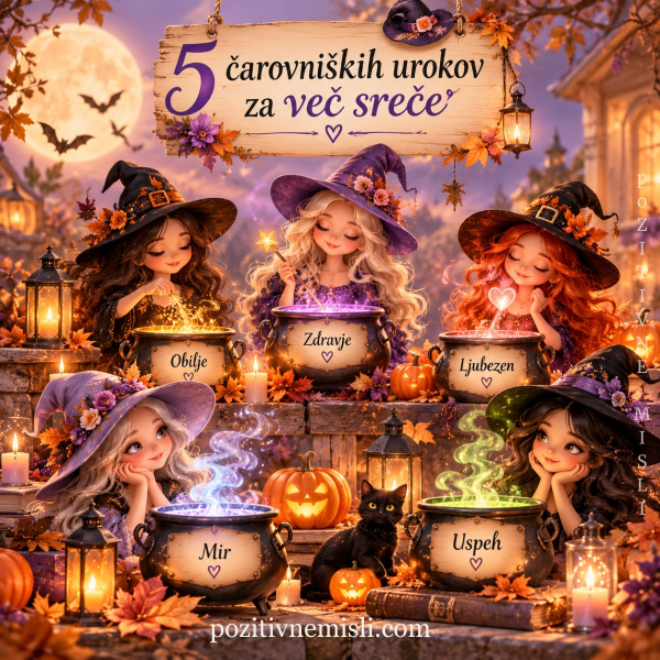NOČ ČAROVNIC - 5 čarovniških urokov
