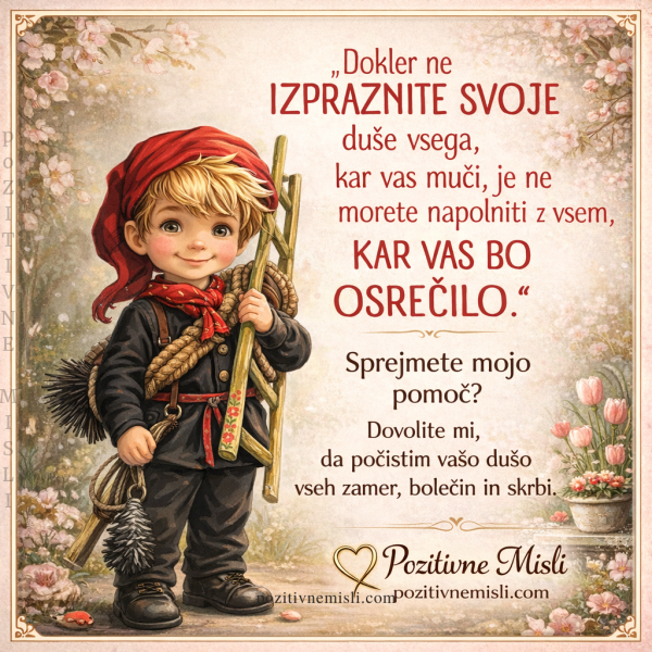 Dimnikar za srečo - čistim staro karmo in kramo