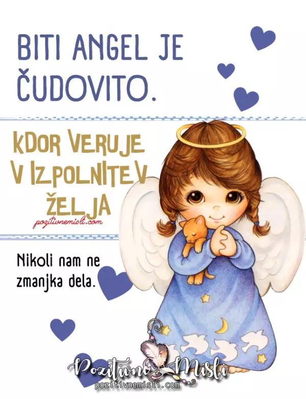 Biti Angel je čudovito - Lepe misli o Angelih