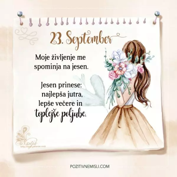 23. September - Pozitivčica za današnji dan