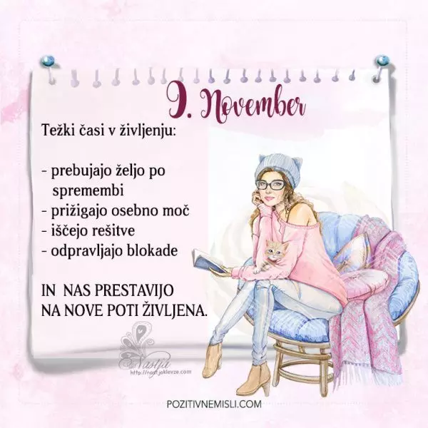 9. November - Pozitivčica za današnji dan