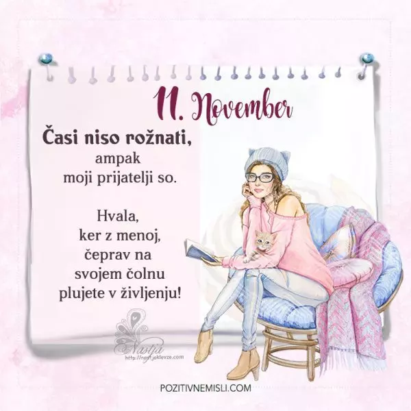 11. November - Pozitivčica za današnji dan