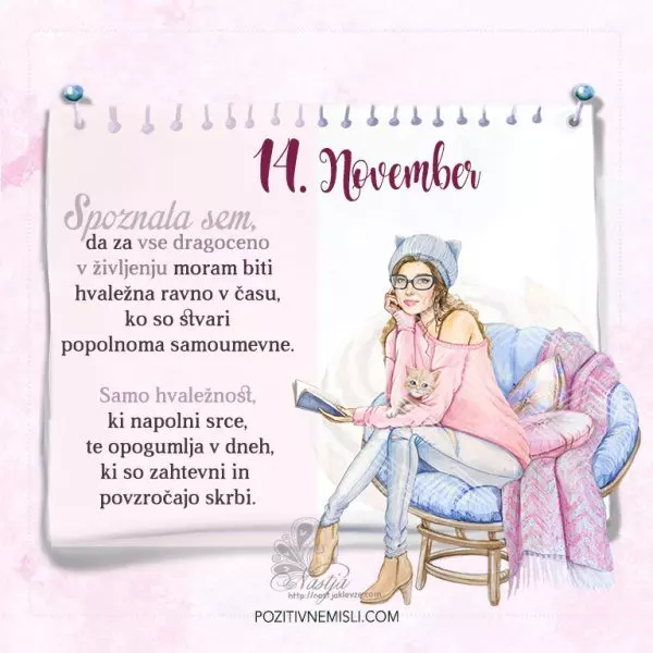 14. November - Pozitivčica za današnji dan