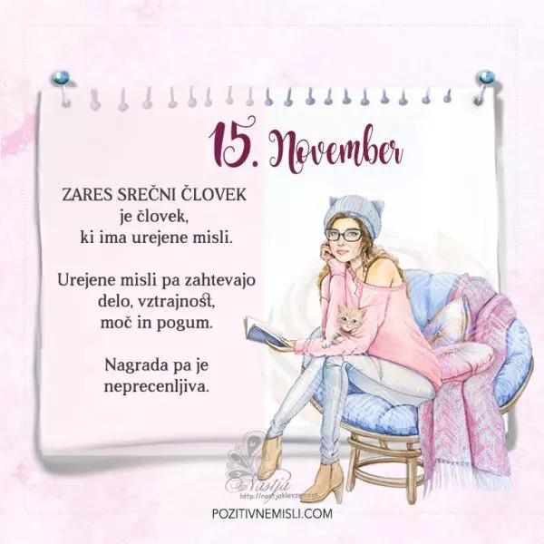 15. November - Pozitivčica za današnji dan