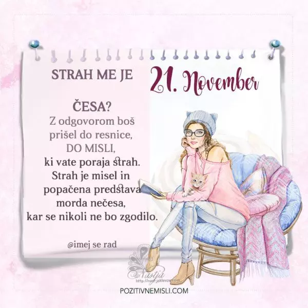 21. November - Pozitivčica za današnji dan