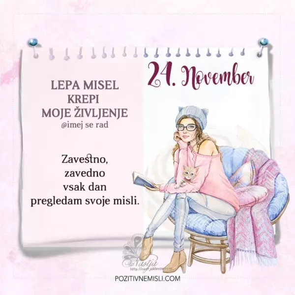 24. November  Pozitivčica za današnji dan