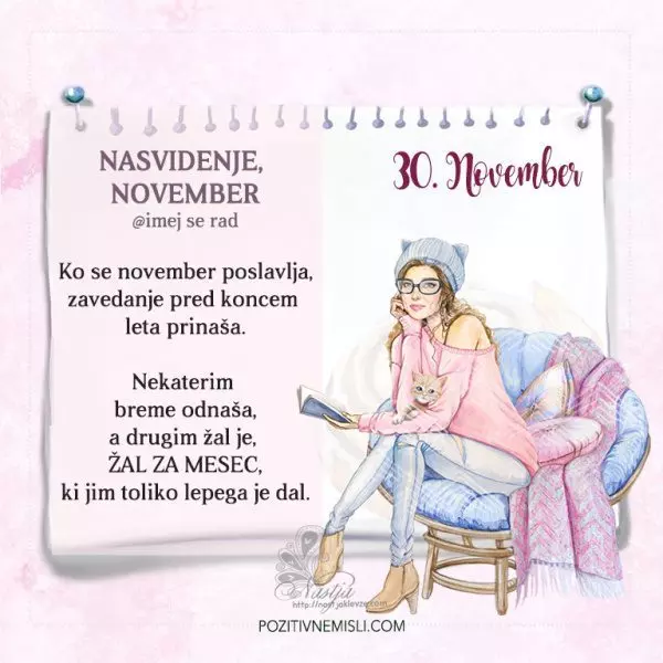 30. November - Pozitivčica za današnji dan