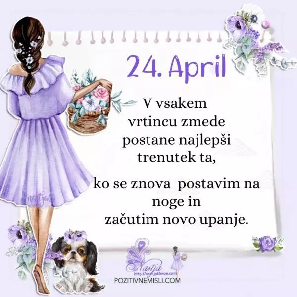 24. april - Pozitivčica za današnji dan - Nastja Klevže