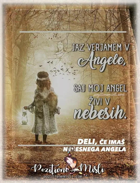 Verjamem v angele - Misli v slovo in v spomin