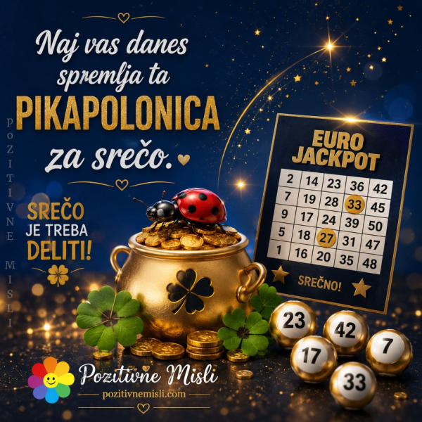 Eurojackpot - pikapolonica za srečo