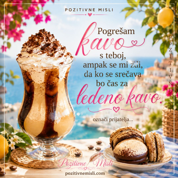 Gremo na ledeno kavo - povabilo in misli