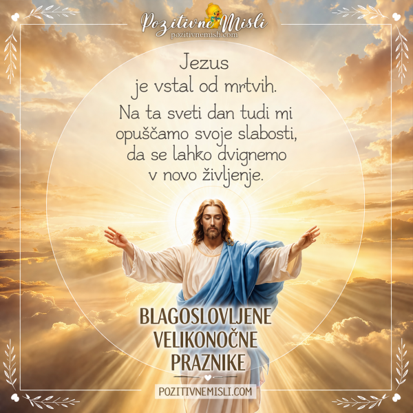 Velikonočni ponedeljek  - Jezus je  vstal od mrtvih