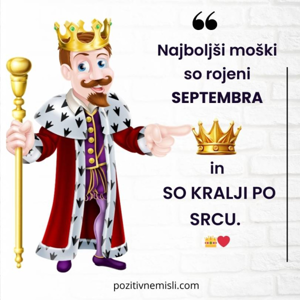 Kralj Septembra - Vladar Jeseni z Verzi za Rojstni Dan