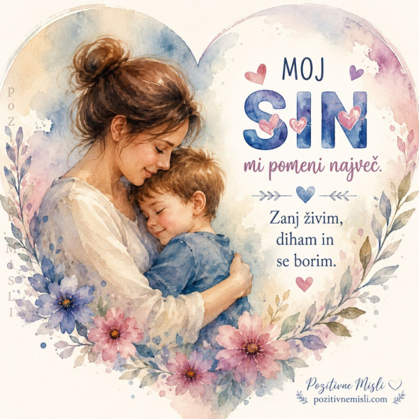 Moj sin mi pomeni največ – ljubezen do otroka