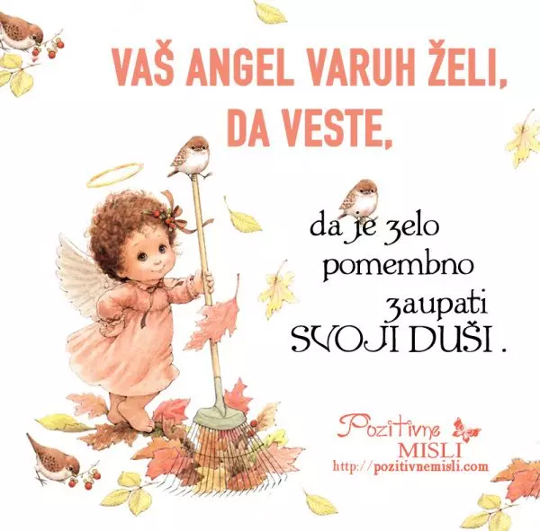 Vaš  angel varuh želi,  da veste 👼
