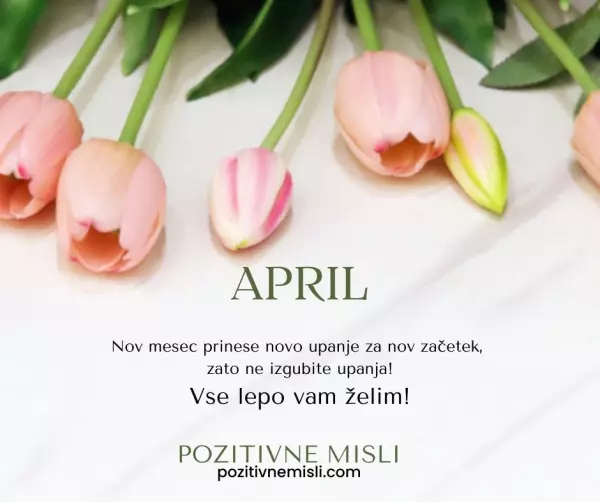 April - čudovite misli 🌷🌷🌷