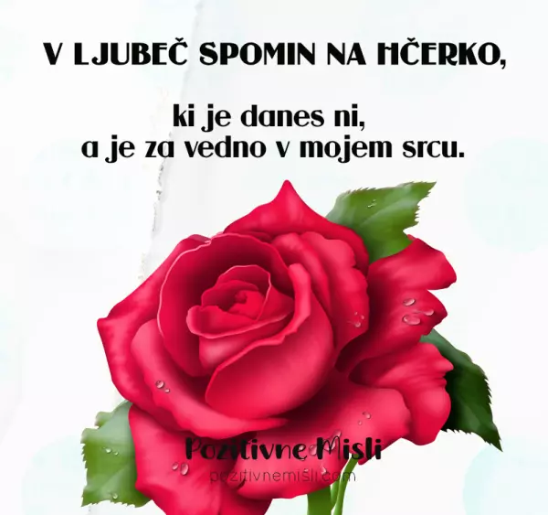 Hčerki v spomin - Misli ob izgubi