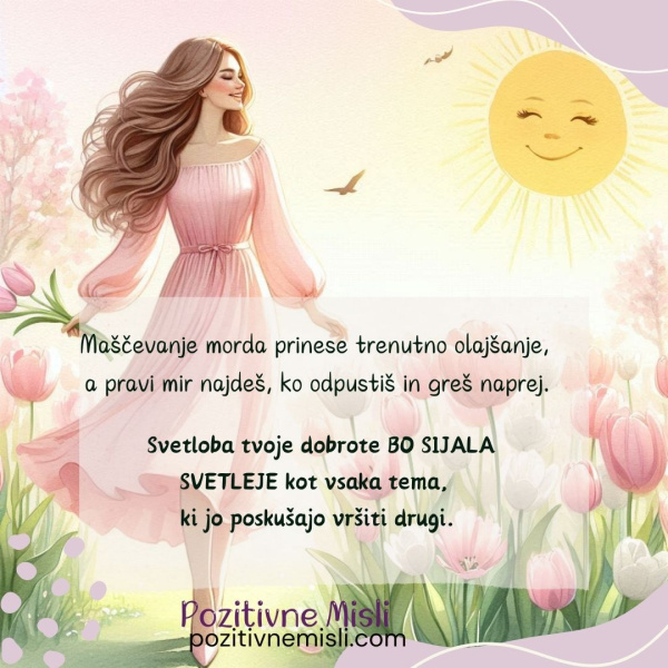 Maščevanje morda prinese trenutno olajšanje