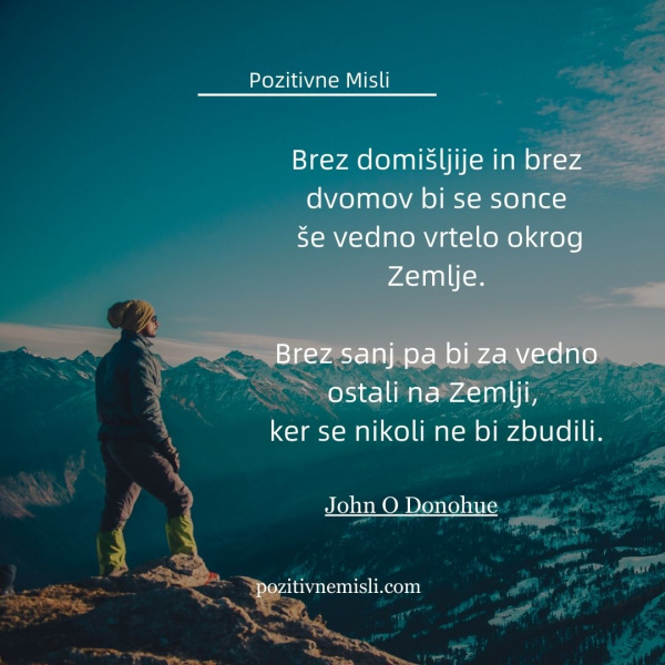 Misli in  citati: John O'Donohue ~ Pozitivne Misli