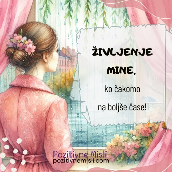 Življenje mine, ko čakamo na boljše čase