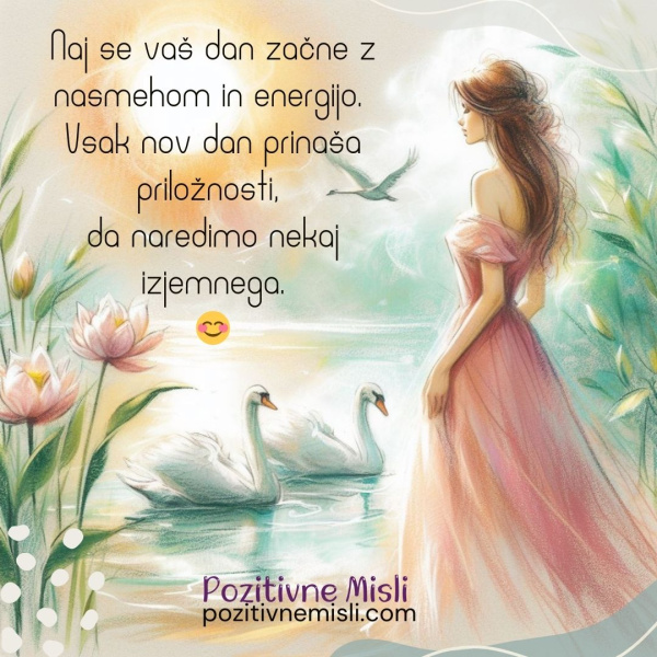 Naj se vaš dan začne z nasmehom – jutranja misel