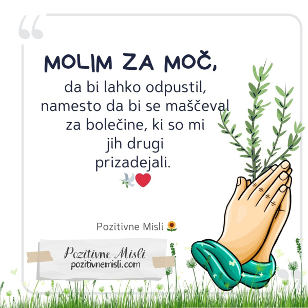 Molim za moč