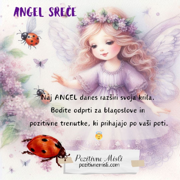 Angel sreče: Naj ANGEL danes