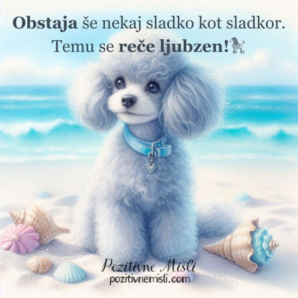 Obstaja še nekaj sladko kot sladkor 🐩